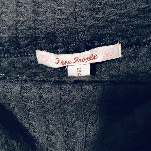 Free People Cowl Neck Sweater (Black) - Picture 5 of 6